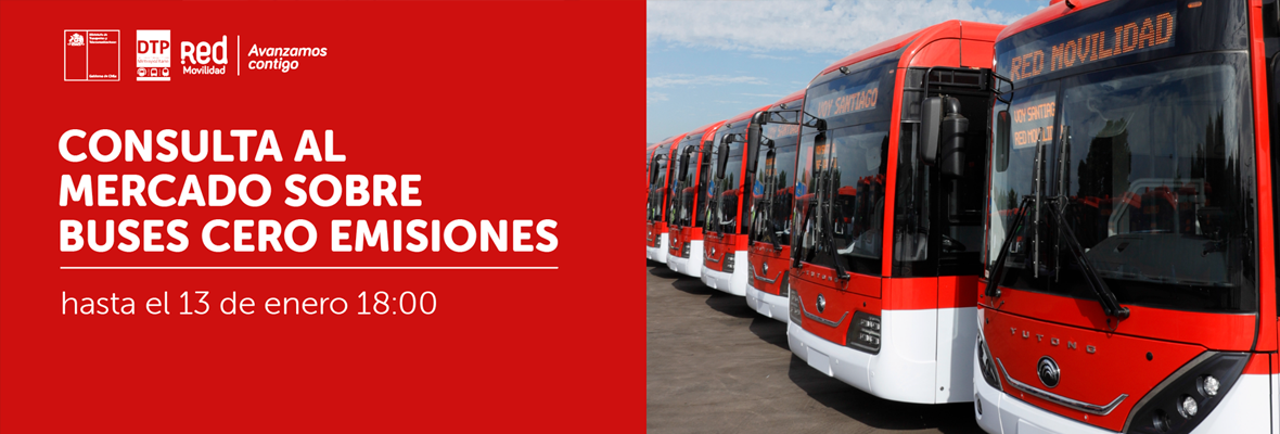 Consulta al mercado sobre buses cero emisiones 