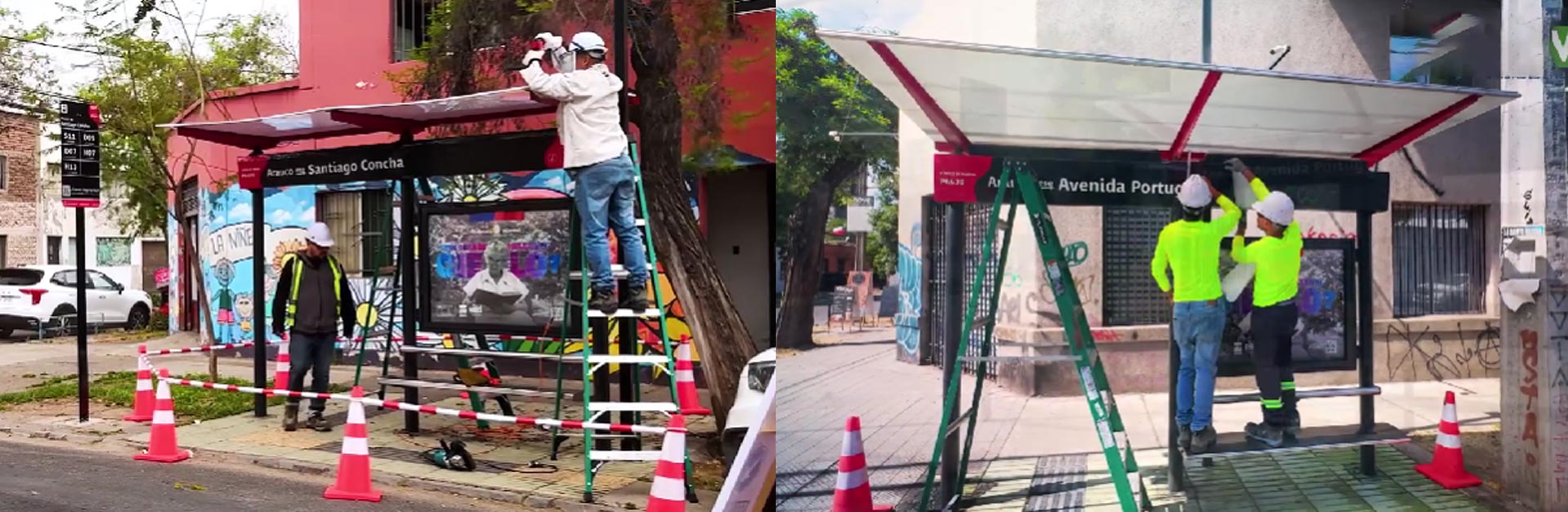 Plan de mejoramiento de puntos de parada